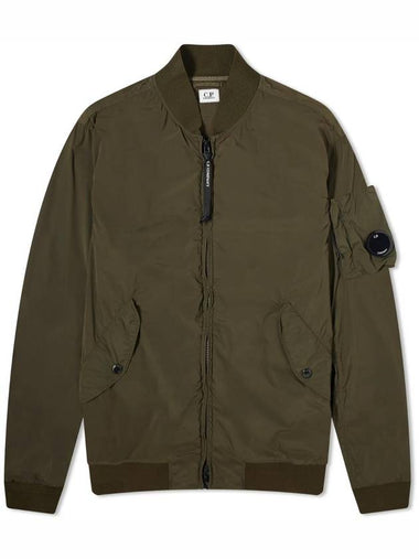 Nycra R Bomber Jacket Green - CP COMPANY - BALAAN 1