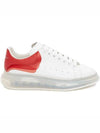 Air Oversole Low Top Sneakers White Red - ALEXANDER MCQUEEN - BALAAN 1