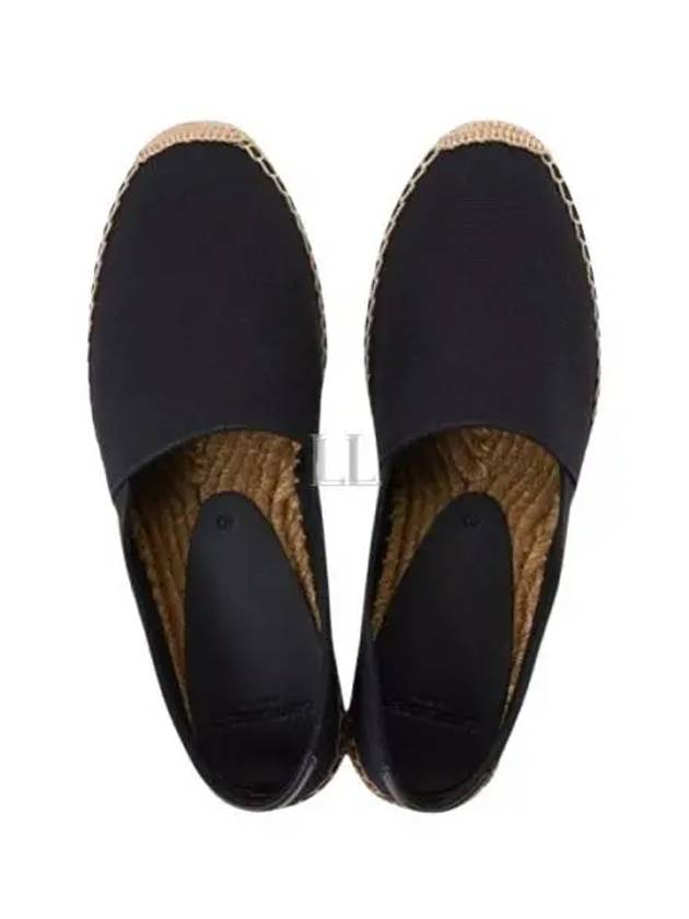 Logo Monogram Espadrilles Black - SAINT LAURENT - BALAAN 2