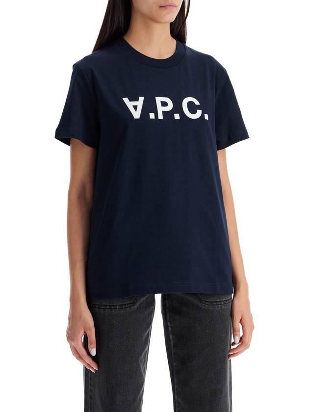 Standard Grand VPC Short Sleeve T-Shirt Navy - A.P.C. - BALAAN 4