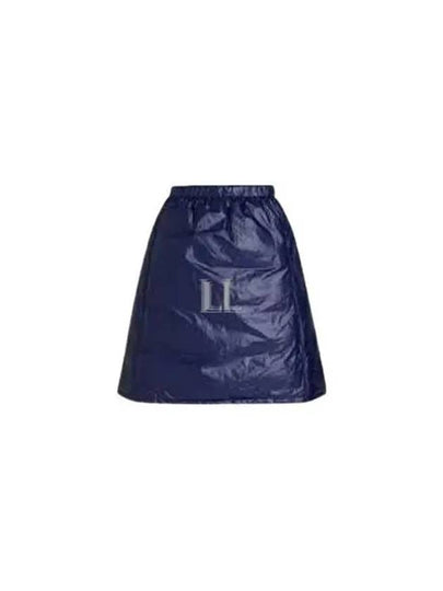 Down Midi Padding A-Line Skirt Navy - JIL SANDER - BALAAN 2