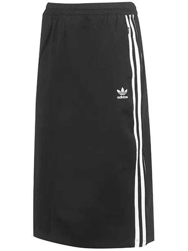 Classic 3 Stripe A-Line Skirt Black - ADIDAS - BALAAN 3