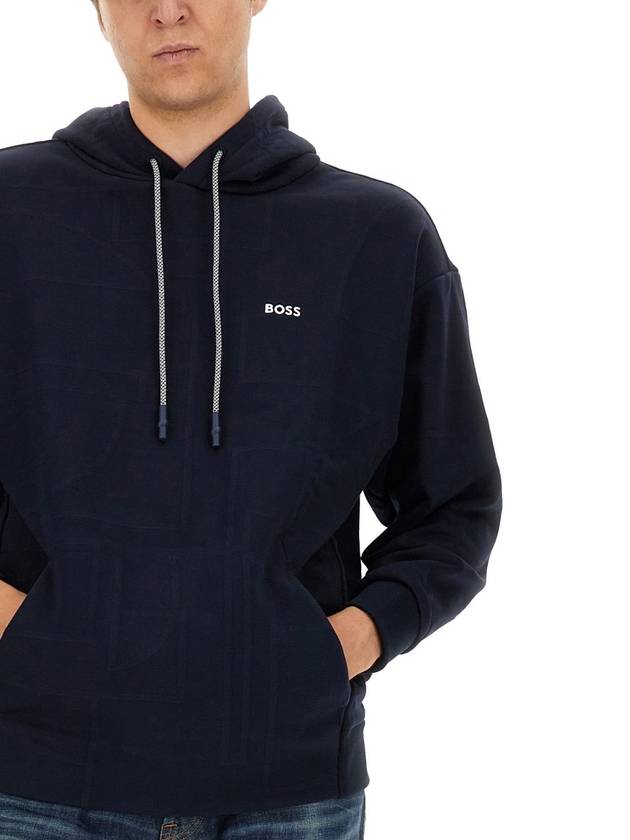 SWEATSHIRT WITH LOGO - HUGO BOSS - BALAAN 4