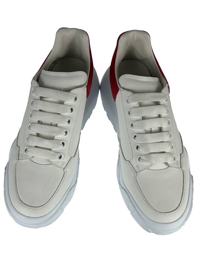 Court Trainer Red Tab Low Top Sneakers White - ALEXANDER MCQUEEN - BALAAN 6