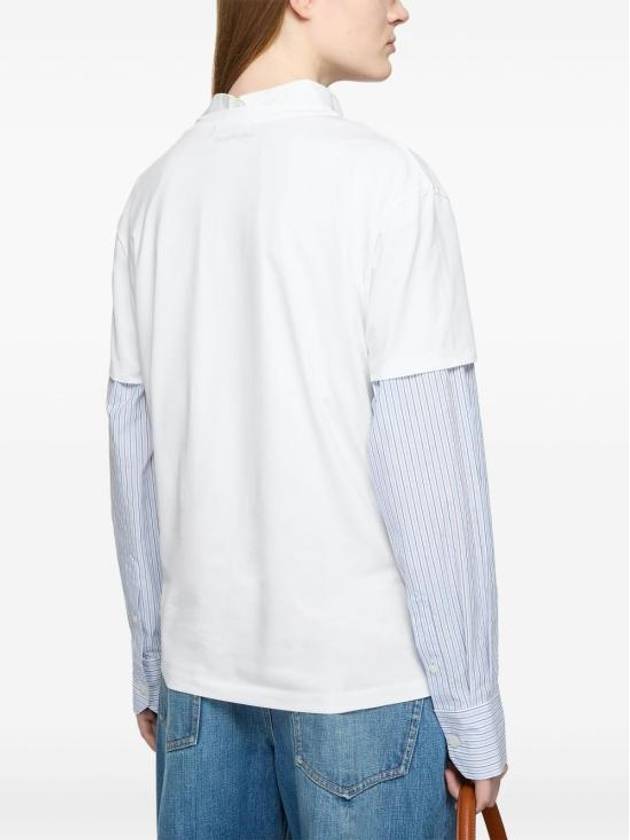 Regular Fit Cotton Short Sleeve T-Shirt White - ACNE STUDIOS - BALAAN 7