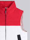 Kids Red Navy Fun Mix Down Vest KVD003X08031960 - THOM BROWNE - BALAAN 4