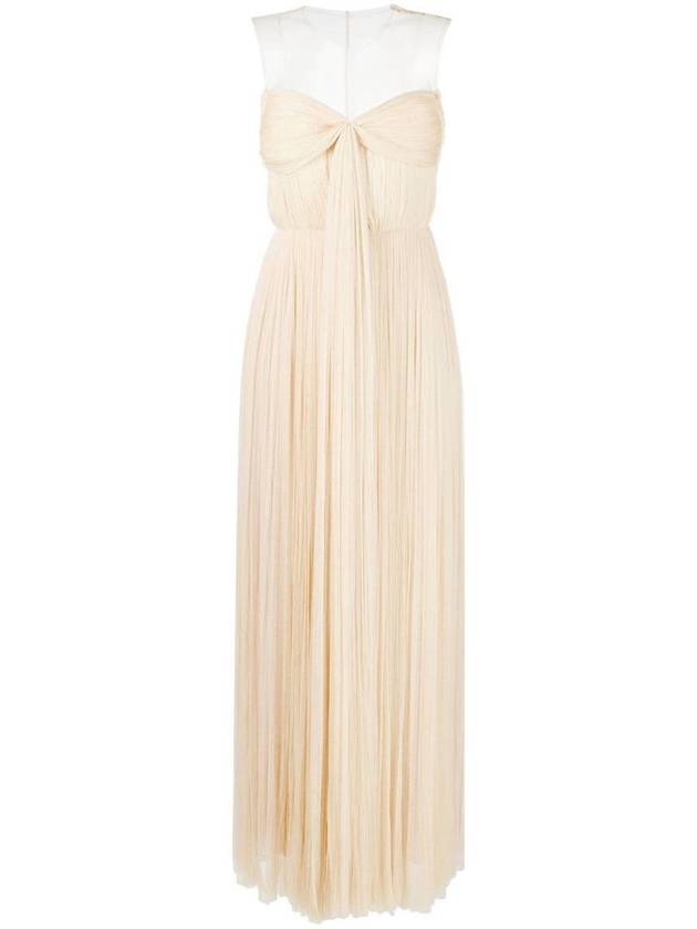 Lanvin Long Pleated Bustier Dress Clothing - LANVIN - BALAAN 1