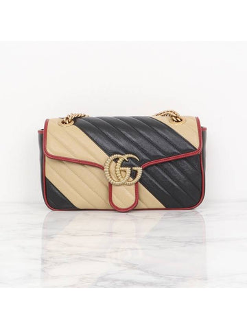 Marmont GG Matelasse shoulder bag 443497 - GUCCI - BALAAN 1