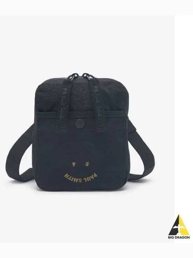 Smile Face Logo Cross Bag Black M2A7198KFACE79 - PAUL SMITH - BALAAN 1