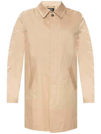 Ville Cotton Gavardin Single Coat Beige - A.P.C. - BALAAN 2