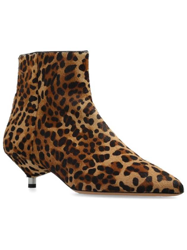 Isabel Marant Eana 45Mm Leopard-Print Ankle Boots - ISABEL MARANT - BALAAN 4