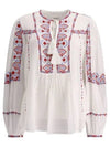 Kiledia Embroidery Blouse White - ISABEL MARANT - BALAAN 2