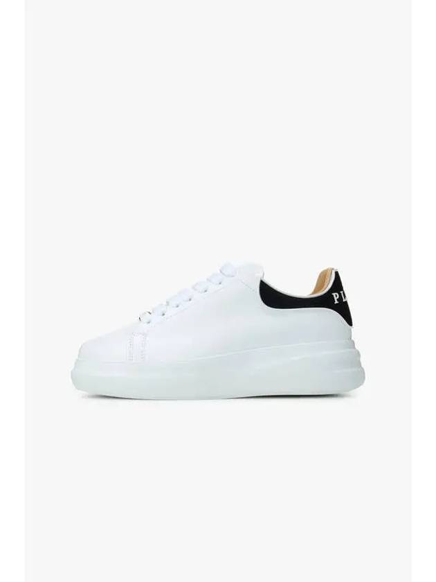 Men s Bumper Platform Leather Sneakers White - PHILIPP PLEIN - BALAAN 1