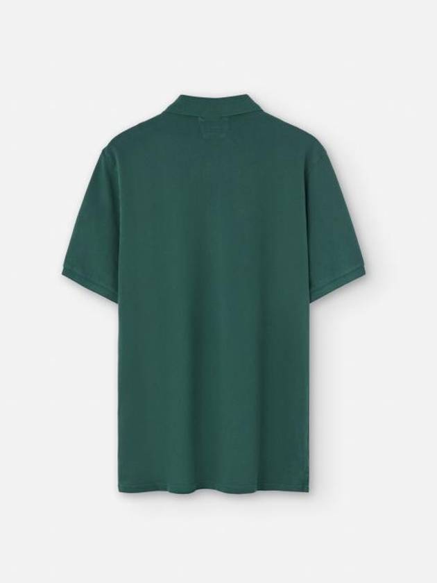 24/1 Piquet Resist Dyed Polo Shirt Green - CP COMPANY - BALAAN 3