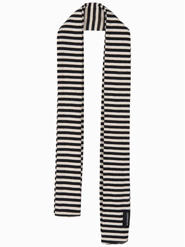 Striped Muffler White - ZIZEMUSEUM - BALAAN 1