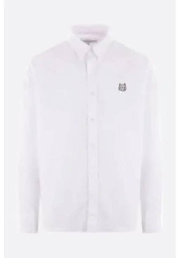 Bold Fox Head Long Sleeve Shirt White - MAISON KITSUNE - BALAAN 2