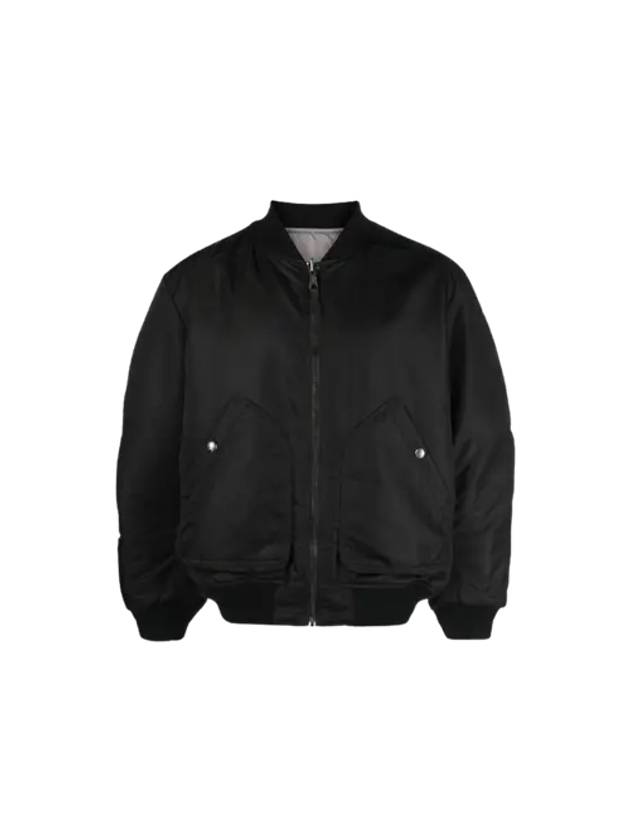 J-Mattan Reversible Bomber Jacket Black - DIESEL - BALAAN 2