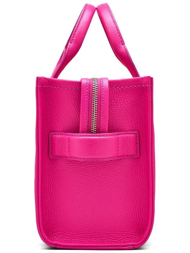 Small Leather Tote Bag Fuchsia - MARC JACOBS - BALAAN 4