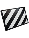 Diag Logo Leather Card Wallet Black - OFF WHITE - BALAAN 2