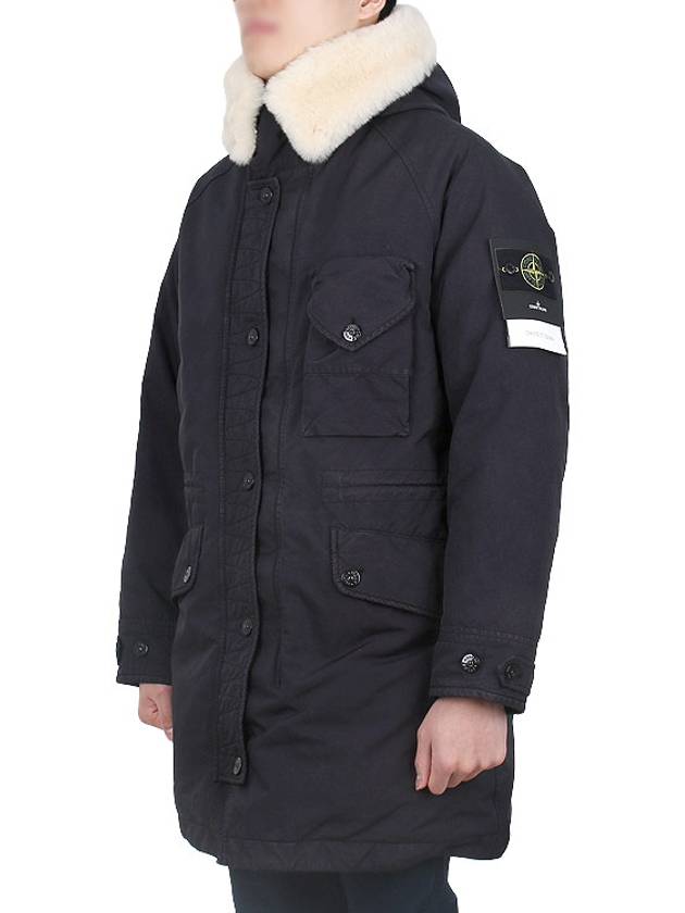 Wappen David TC Down Jacket Navy - STONE ISLAND - BALAAN 5