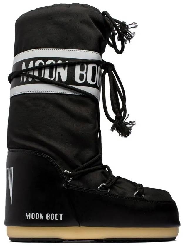 Logo Snow Winter Boots Black - MOON BOOT - BALAAN 5