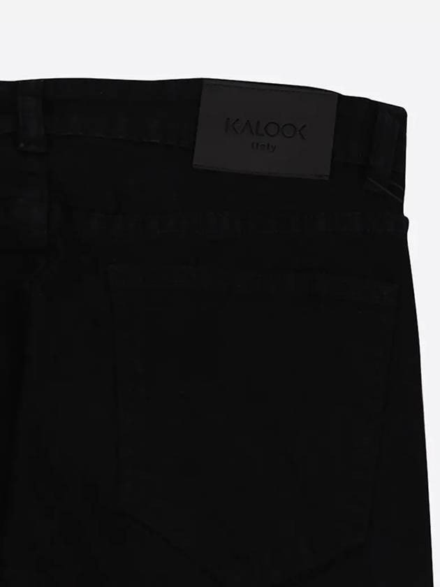 Men's Zipper Casual Black Skinny Jeans AJN178 - IKALOOOK - BALAAN 7