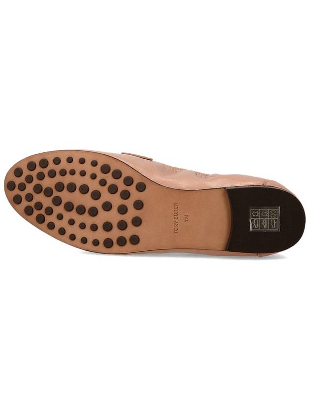 Ballet Double T Napa Leather Loafers Like Beige - TORY BURCH - BALAAN.