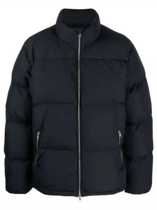 115711 Black logo padded jacket - STUSSY - BALAAN 1