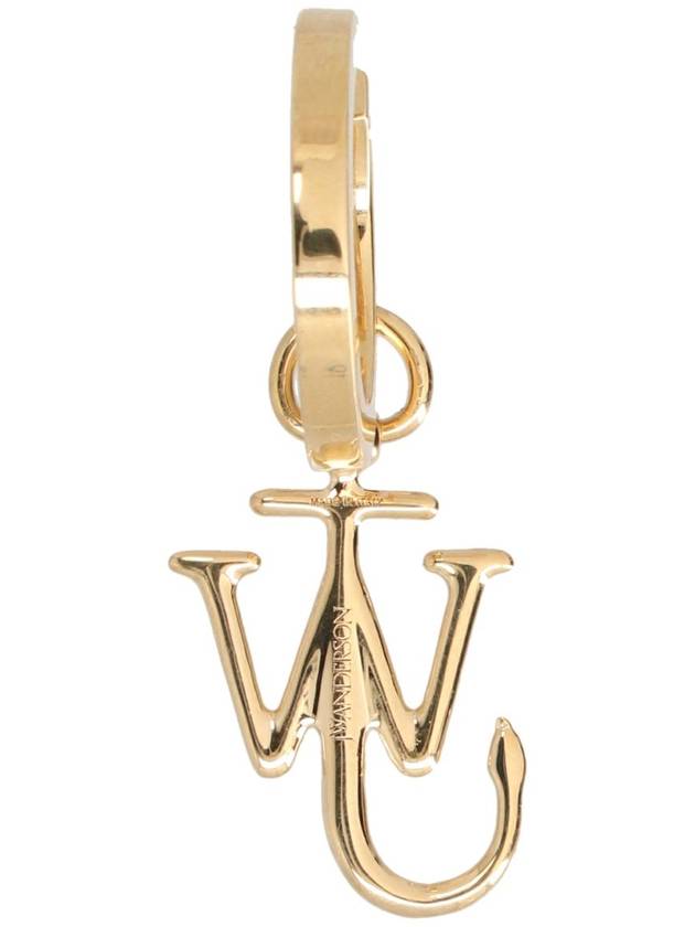 Logo Plaque Single Earring Gold - JW ANDERSON - BALAAN 2