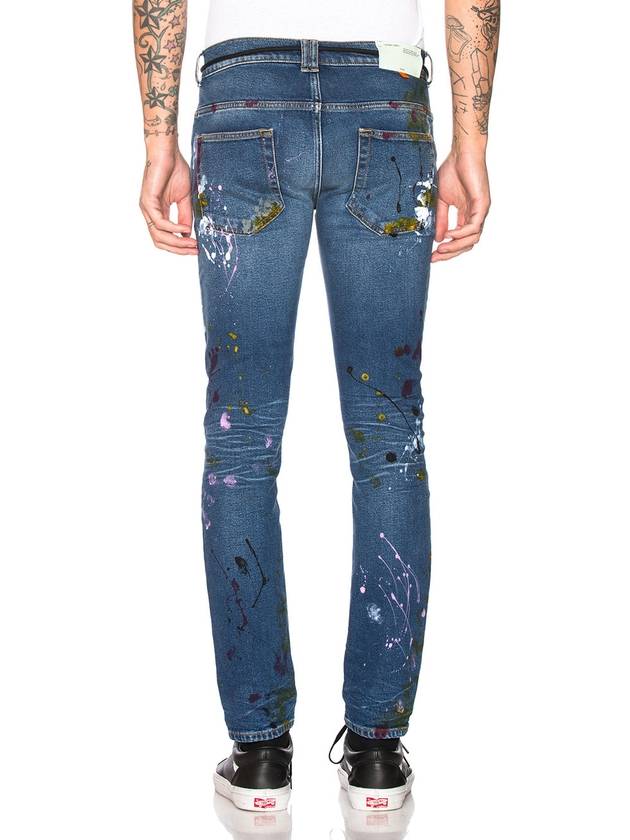 Men's multipainted jeans OMYA002R19C320218400 - OFF WHITE - BALAAN 10