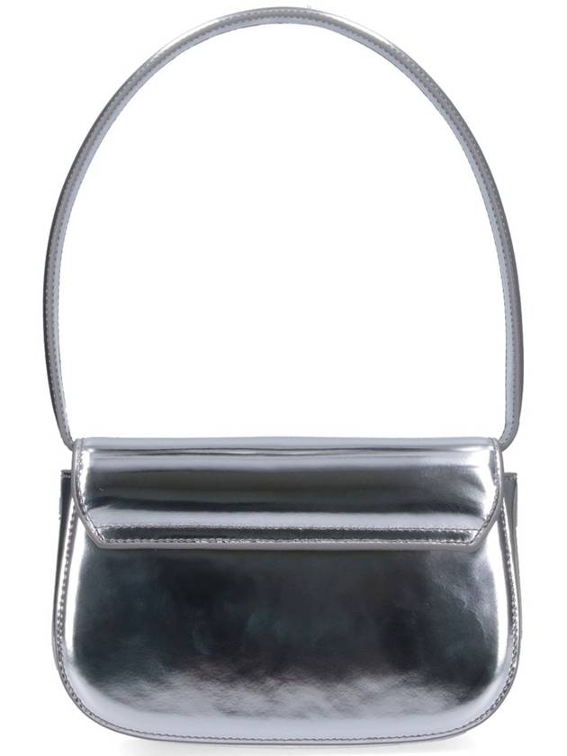 1DR Mirrored Leather Shoulder Bag Silver - DIESEL - BALAAN 4