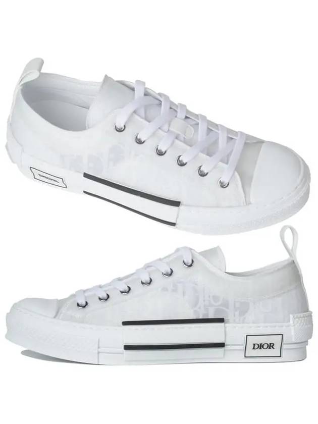 Homme Oblique Low Top Sneakers White - DIOR - BALAAN 2