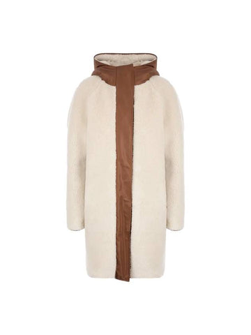 Conway Reversible Parka Brown Beige - LORO PIANA - BALAAN 1