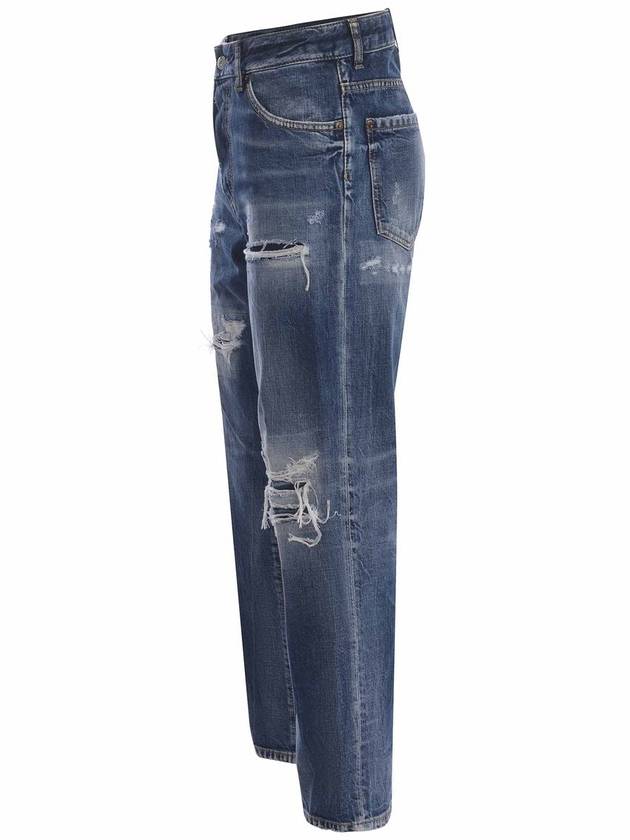 Denim Straight Pants S75LB0869 S30309470 DENIM - DSQUARED2 - BALAAN 3