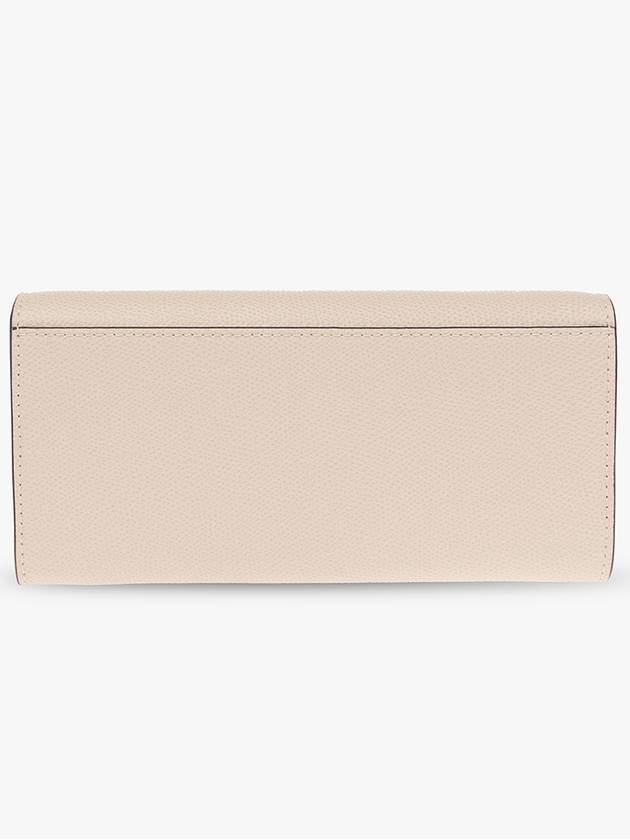 Furla Leather Wallet With Logo, Women's, Beige - FURLA - BALAAN 3