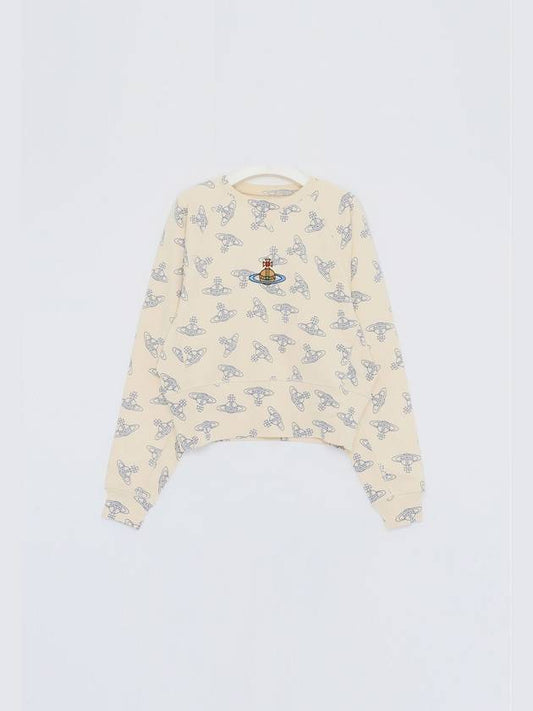 Logo Athletic Sweatshirt Cream - VIVIENNE WESTWOOD - BALAAN 2