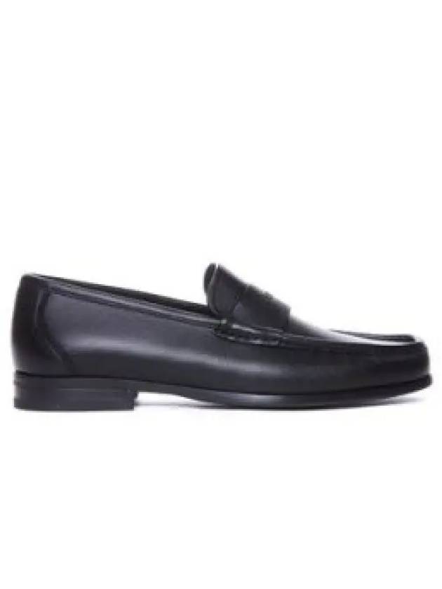 Moccasin Signature Calfskin Loafers Black - SALVATORE FERRAGAMO - BALAAN 2