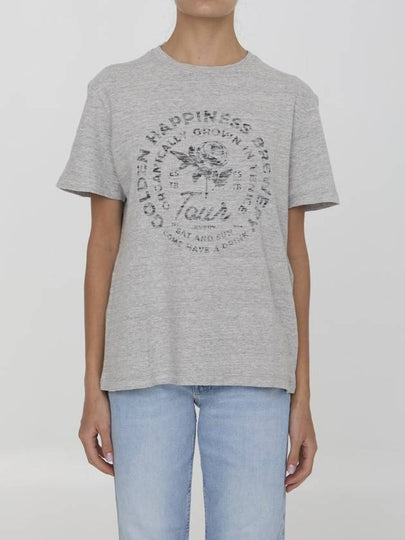 24 F W Printed Cotton Jersey T-Shirt GWP01220P00162460267 B0031177545 - GOLDEN GOOSE - BALAAN 2