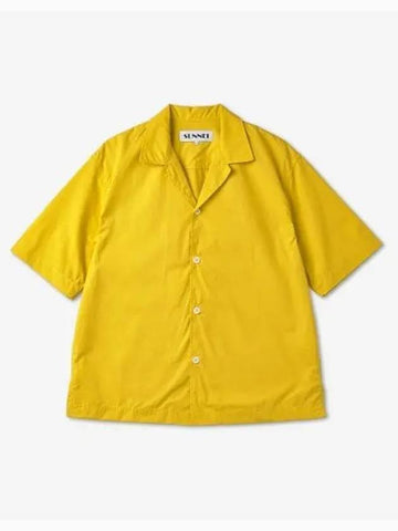 Regular Short Sleeve Shirt Yellow - SUNNEI - BALAAN 1