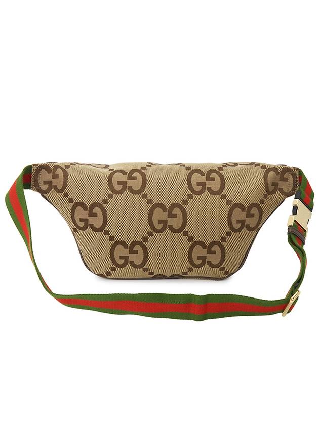 Jumbo GG Canvas Belt Bag Brown - GUCCI - BALAAN 4