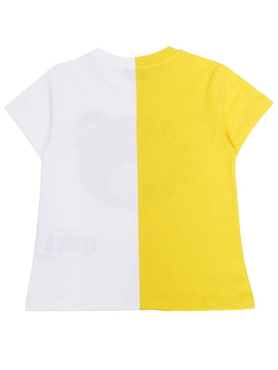 Kids short sleeved t shirt HUM04I LAA02 50162 Adults can wear - MOSCHINO - BALAAN 2