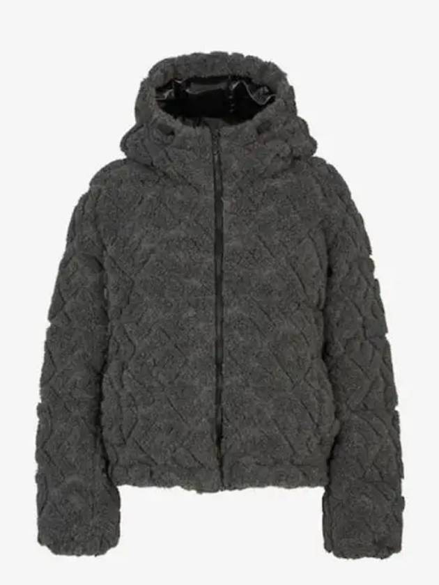 FF Wool Blouson Padding Grey - FENDI - BALAAN 2