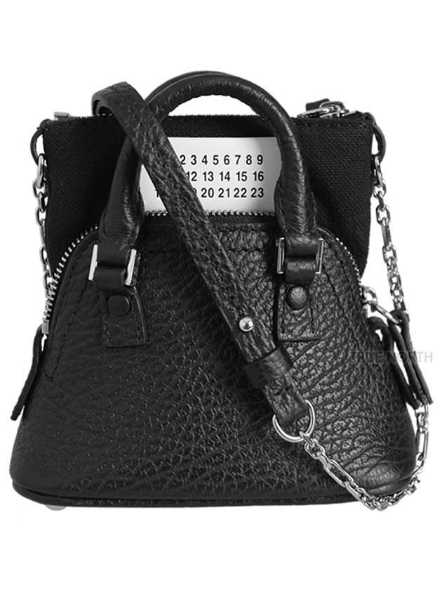 5AC Classic Baby Shoulder Bag Pale Black - MAISON MARGIELA - BALAAN 2