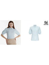 Puff Sleeve Slim Fit Y Collar T-Shirt DE2WTS122SB - DUVIK - BALAAN 7