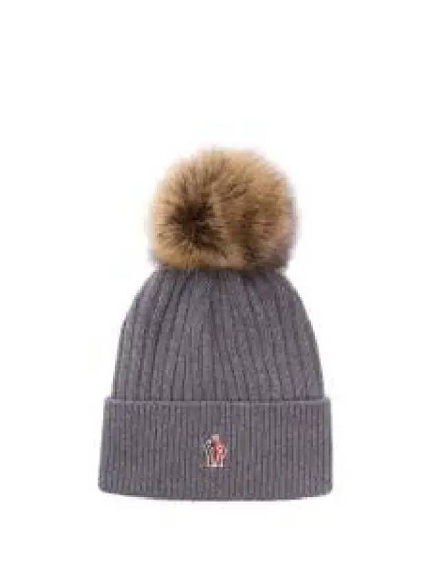 3B00019 M1213 986 Logo Patch Foam Beanie 1013947 - MONCLER - BALAAN 1