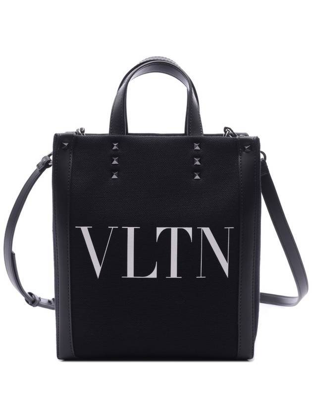 VLTN Ecolab Mini Tote Bag Black - VALENTINO - BALAAN 1