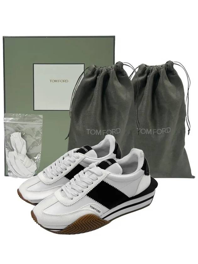 James Low Top Sneakers White - TOM FORD - BALAAN 11