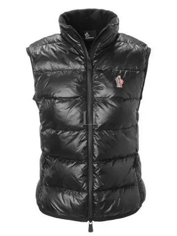 104010 Fleece down granoble logo patch padded vest 8G00017 809HJ 999 - MONCLER - BALAAN 1