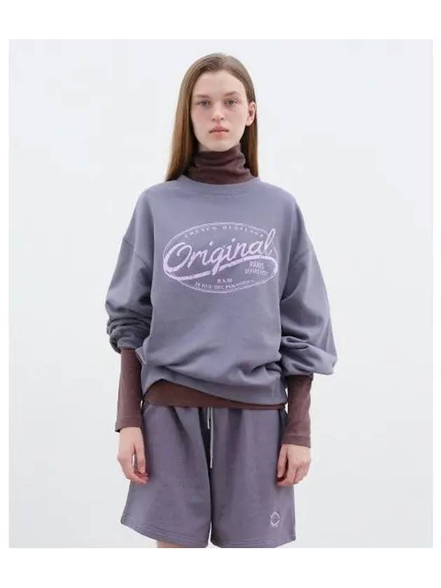 ORIGINAL LOGO SWEATSHIRT CHARCOAL - BENSIMON - BALAAN 1