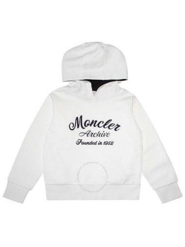 Moncler Boys Logo Print Cotton Hoodie, Size 8Y - MONCLER - BALAAN 1